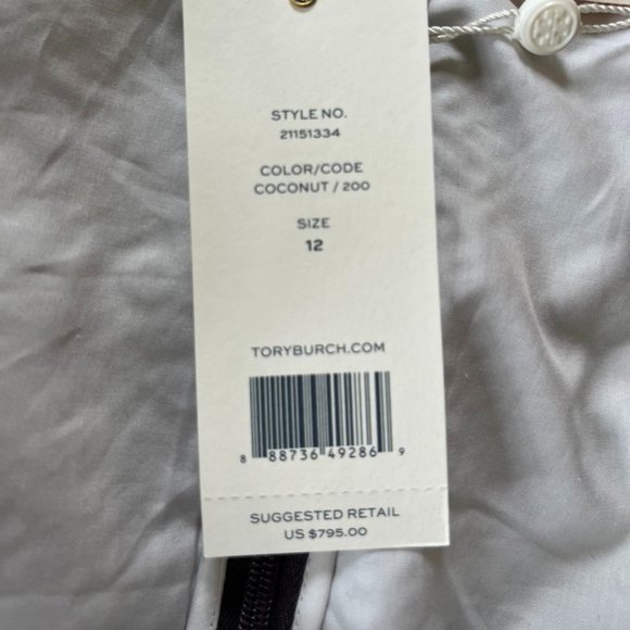 Tory Burch Embroidered Eyelet Pencil Skirt- 12 - Picture 9 of 13